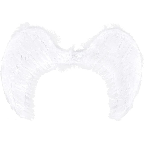 Elastic Shoulder Strap Feather Wing, Angel Wings, for Party Stage Children/Adult - Picture 2 of 6
